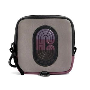 Coach Square Hybrid Pouch In Colorblock